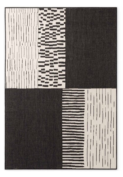 Covor pentru exterior și interior negru/crem 120x170 cm Haringey Acacia – Ted Baker