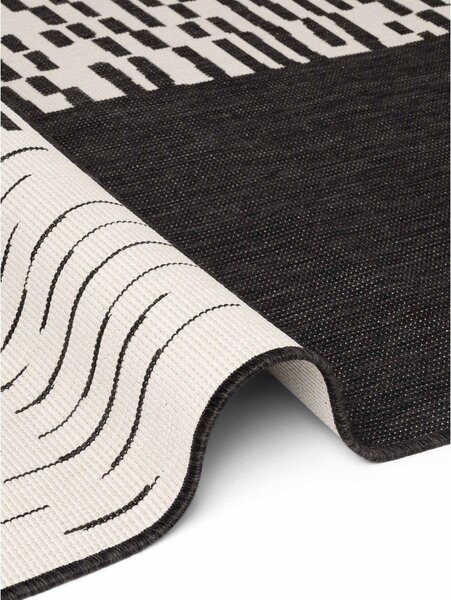 Covor pentru exterior și interior negru/crem 120x170 cm Haringey Acacia – Ted Baker