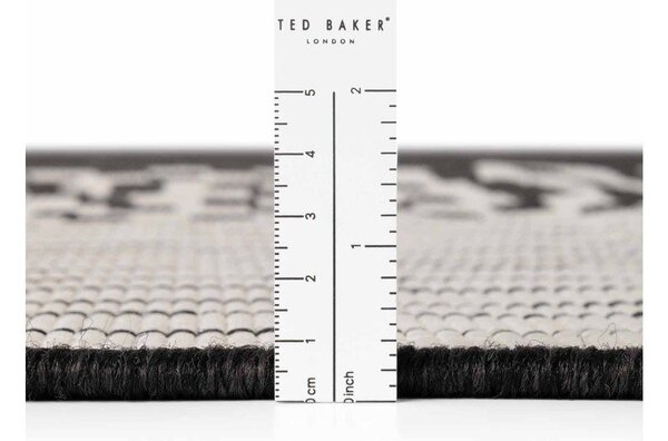 Covor pentru exterior și interior negru/crem 120x170 cm Haringey Acacia – Ted Baker