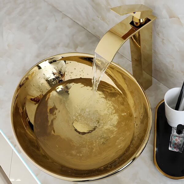 Lavoar pentru blat Rea Sofia Gold