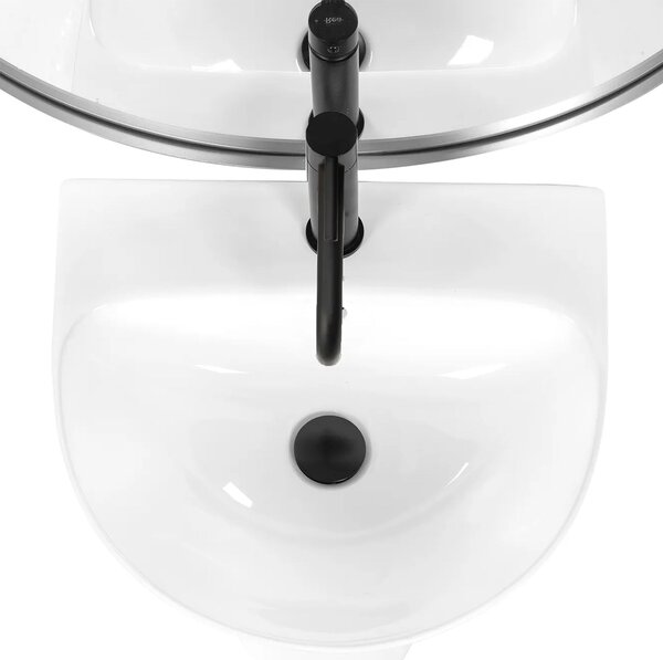 Lavoar de podea freestanding Rea Rita Slim Alb