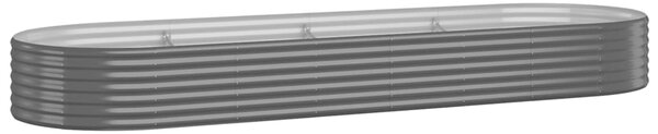 Strat înălțat grădină 322x100x36 cm oțel vopsit electrostatic