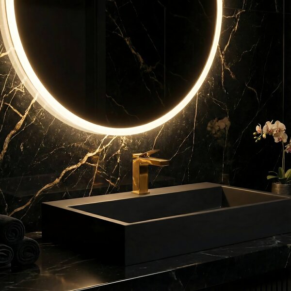 GOYA BLACK MAT 60CM LAVOAR DIN CONGLOMERAT