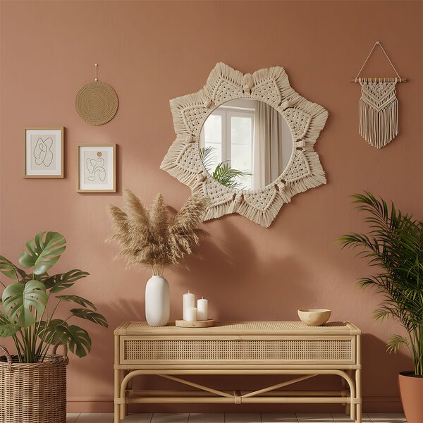 Oglinda perete Boho 53CM 322048