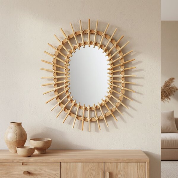 Oglinda perete Boho 57CM QDJ5749