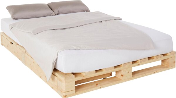 Pat Alasco natur cu sertare 140/200 cm
