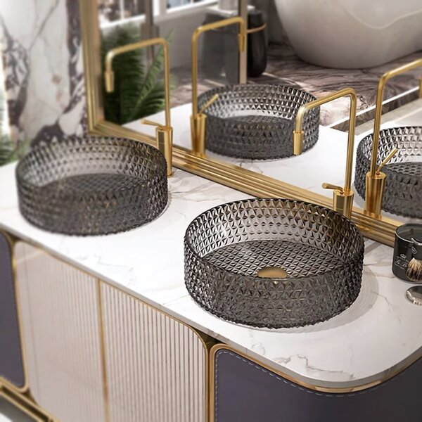 Lavoar pe blat Rea Cristal Grey 39