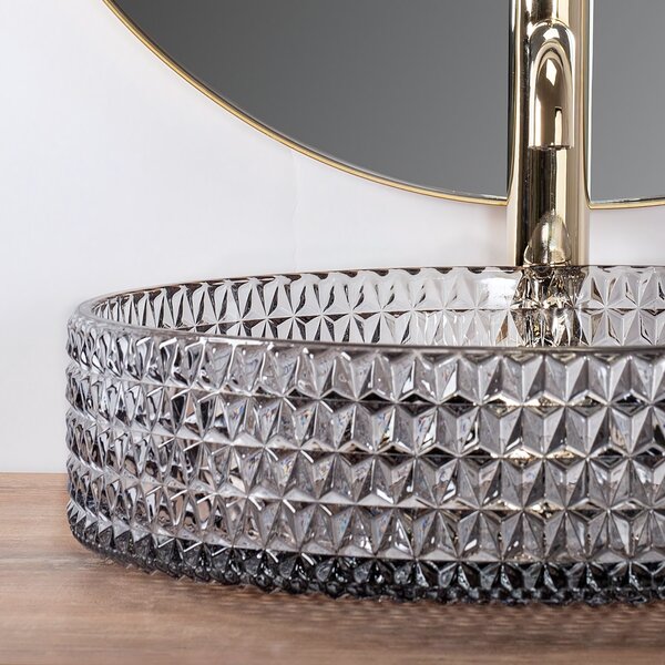 Lavoar pe blat Rea Cristal Grey 39