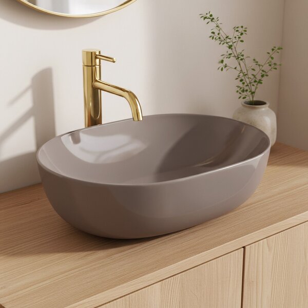 Lavoar pe blat Rea Lisa Beige Shiny