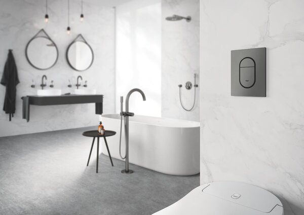 Grohe Arena Cosmopolitan S buton de spălare pentru WC Brushed Hard Graphite 37624AL0