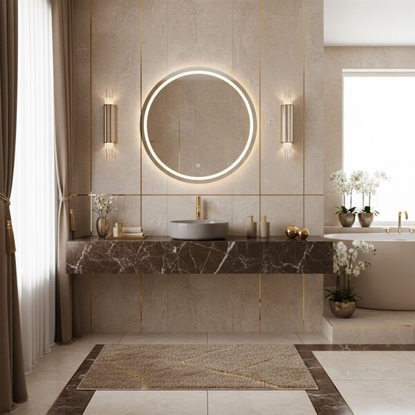 Lavoar pe blat Rea Sami Beige Shiny