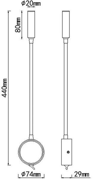 Mantra Boavista lampă de perete 1x3 W alb 6047