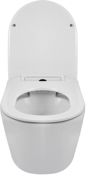 Balneo Luxa vas wc cu capac soft-close agăţat fără margine alb G0101010101-1