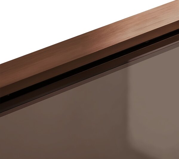 Paravan de baie Rea Elegant Brush Copper 70