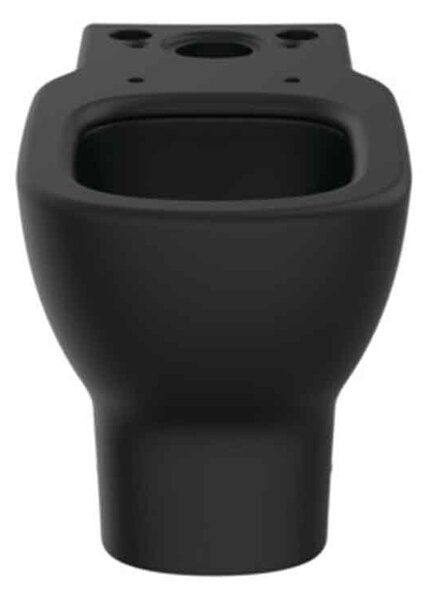 Vas Wc stativ Ideal Standard, Tesi AquaBlade®, back-to-wall, negru mat