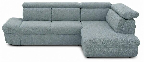 Coltar extensibil sufragerie REGAL, sezlong dreapta, stofa turcoaz - R