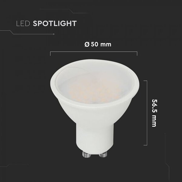V-TAC bec cu led 1x10 W 4000 K GU10 218791