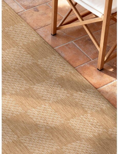 Covor tip traversă pentru interior și exterior crem/în culoare naturală 80x200 cm Haringey Dorothy – Ted Baker