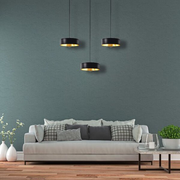 Lampă de tavan APP1333-1CP BLACK GOLD