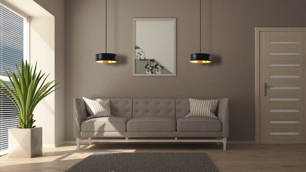 Lampă de tavan APP1333-1CP BLACK GOLD