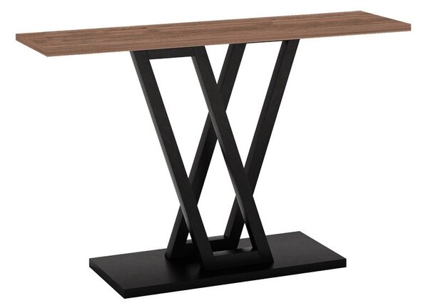 Consola Model Wirmo, Nuc/Negru, 110x30x80 cm