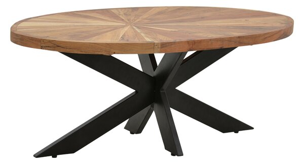 Masuta Cafea Freddy Lemn De Acacia Finisaj Natur Dim. 120x60x45 Cm