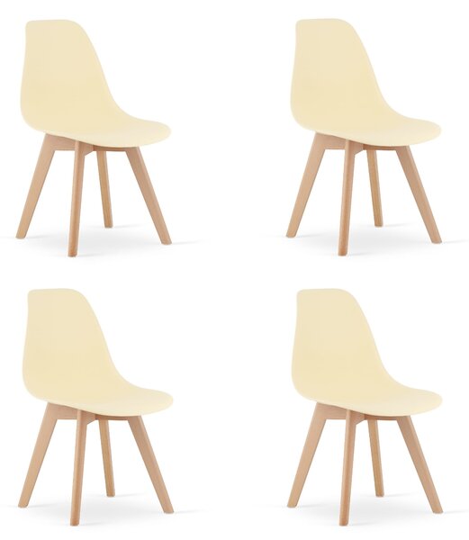 Set 4 Scaune Bucatarie/Dining Kepps Bej