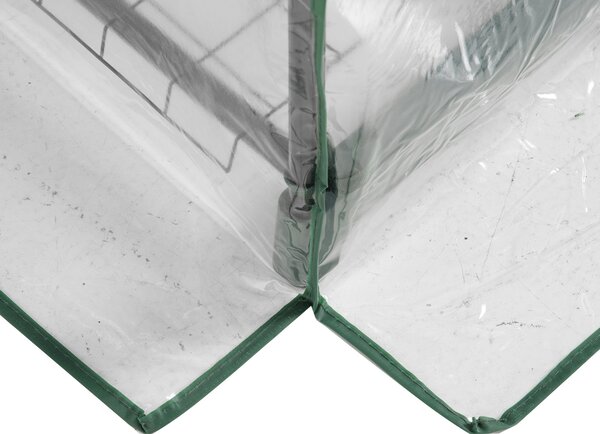 Mini Sera de Gradina si Terasa cu 5 Etajere pentru Plante Gradina de Legume, fructe, ierburi din Otel si PVC, 69x49x193cm Outsunny | Aosom Romania