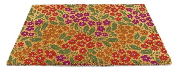 Covoraș de intrare din fibre de nucă de cocos 40x60 cm Floral – Artsy Doormats