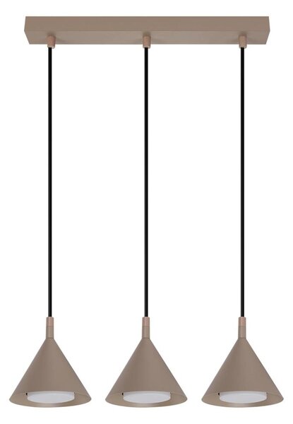 Brilagi - Lustră suspendată pe cablu CONE TRIPLE 3xGX53/15W/230V bej