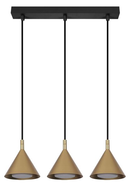 Brilagi - Lustru suspendat pe cablu CONE TRIPLE 3xGX53/15W/230V auriu