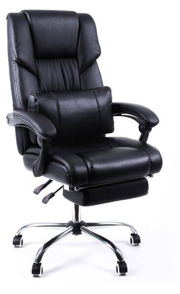 Scaun de birou Songmics Negru 65x58x(111-116) cm