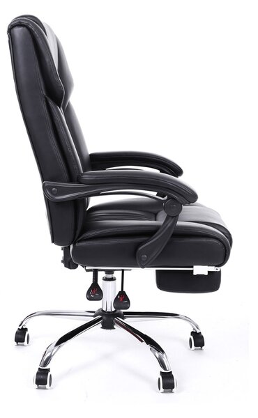 Scaun de birou Songmics Negru 65x58x(111-116) cm