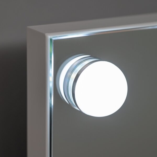 BRILAGI - LED oglindă de machiaj cu intensitate reglabilă HOLLYWOOD LED/15W/230V 60x50 cm albă