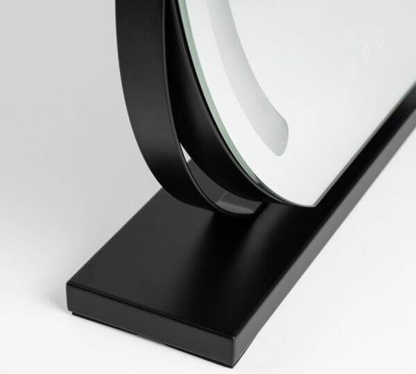 BRILAGI - Oglindă de machiaj LED cu reglaj al intensității CALIFORNIA LED/14W/230V 44x40 cm neagră