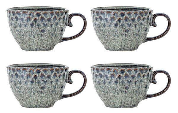 Cești gri 4 buc. din ceramică 365 ml Katrina – Bloomingville