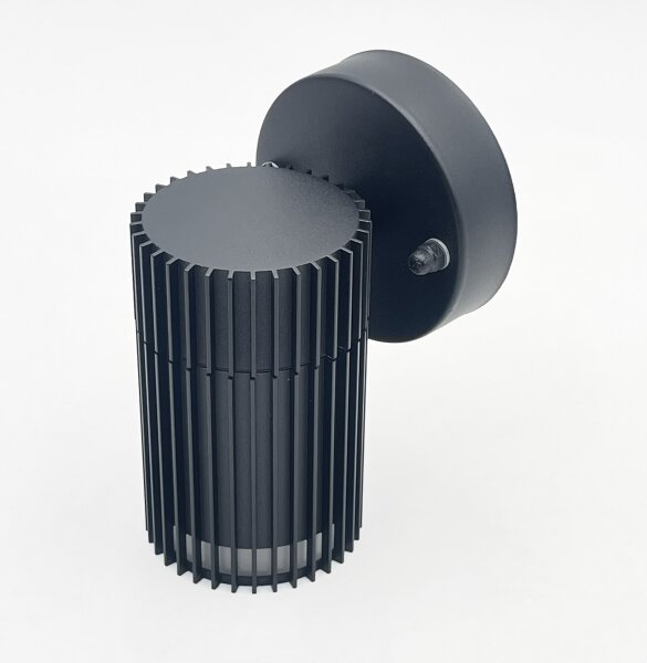 Aplică de perete pentru exterior cu spot LANTHEA 1xGU10/11W/230V IP44, neagră