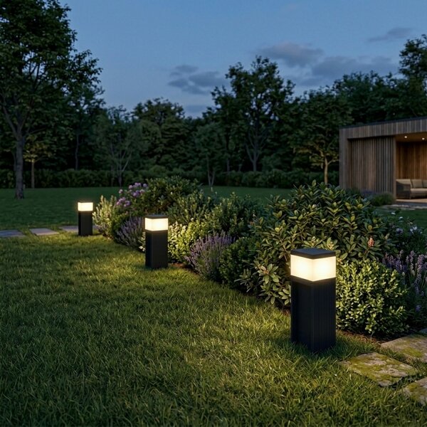 Lampă de exterior VESPER 1x G9 / 5 W / 230 V, IP44, 30 cm, neagră