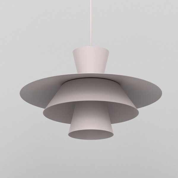 Lustră suspendată pe cablu PLATO, 1xE27/15W/230V, crem