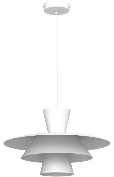 Lustră cu cablu PLATO 1xE27/15W/230V, albă
