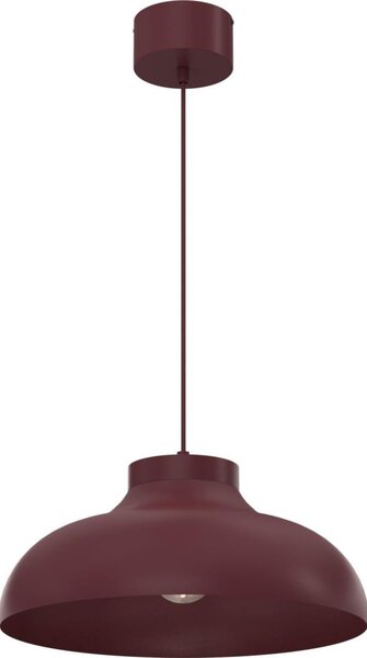 Candelabru suspendat pe cablu BASCA 1xE27/15W/230V vișiniu