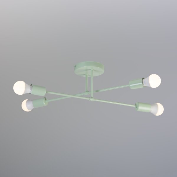 Lustră aplicată CAMBRIDGE 4xE27/15W/230V, verde