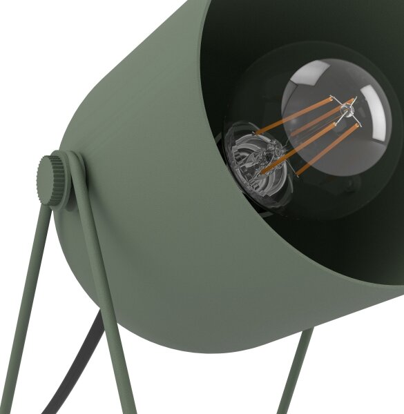 Eglo 44136 - Lampă de masă TILSTON 1xE14/8W/230V, verde
