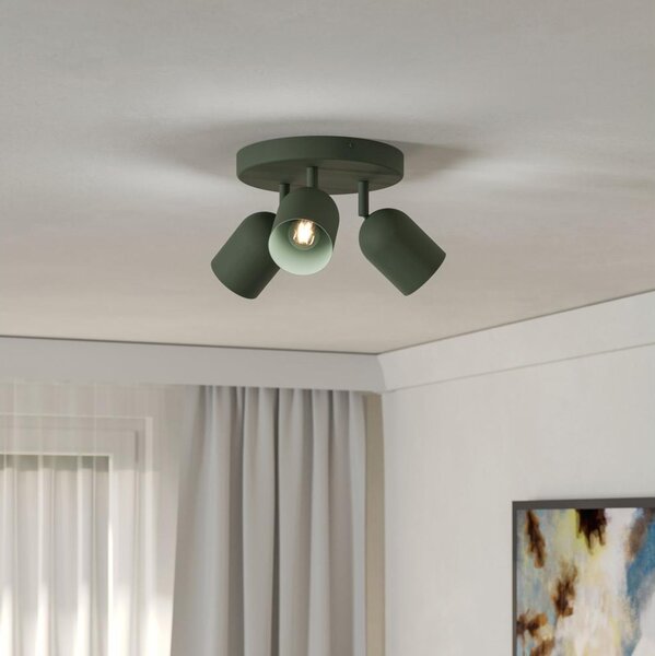 Eglo 44134 - Spot TILSTON, 3xE14/40W/230V, verde