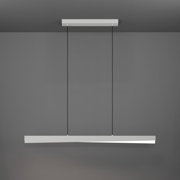 Eglo 901833 - Lustră suspendată pe cablu LED RGBW dimabilă BOLOGNANO-Z LED/19W/230V, gri