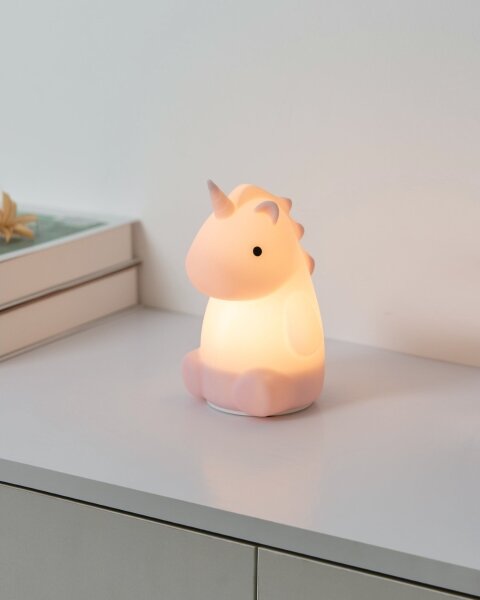 Eglo 75946-LED CASTELLINO Lampă de veghe reîncărcabilă pentru copii LED RGBW, 5W/5V, 1200mAh, Unicorn