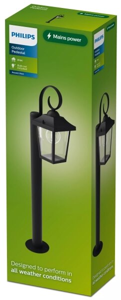 Philips - Lampă de exterior BUZZARD 1xE27/25W/230V IP44