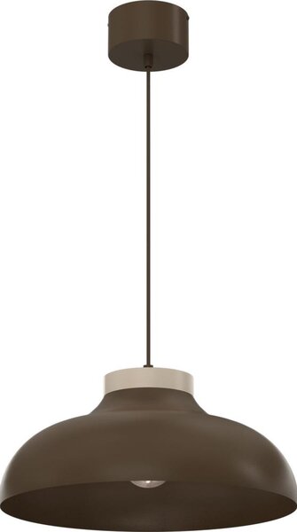 Pendul pe cablu BASCA, 1xE27/15W/230V, maro/bej