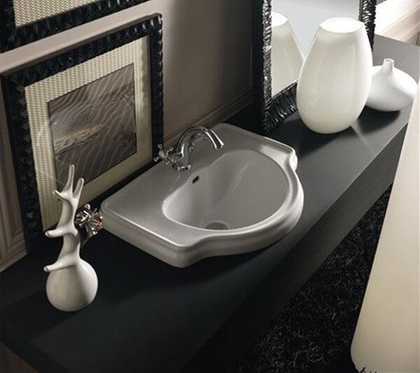 Kerasan Retro lavoar 62x46 cm încastrat alb luciu 103001