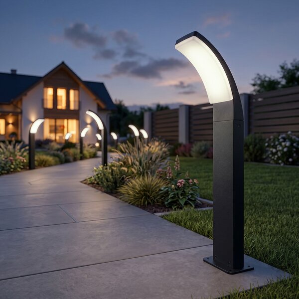 Lampă de grădină LED de podea JNH033-G Black